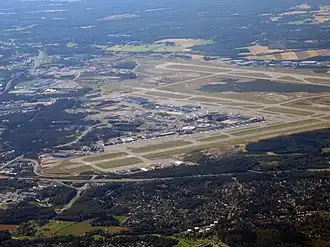 L'aéroport d'Helsinki-Vantaa.