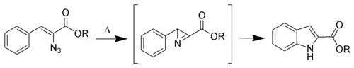 Synthèse de Hemetsberger d'indoles