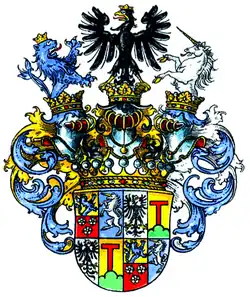 Armoiries du comte Henckel von Donnersmarck.