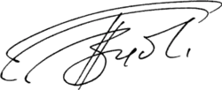 signature de Hennady Zoubko
