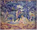 Henri-Edmond Cross, Nu sous bois, 1906-1907.