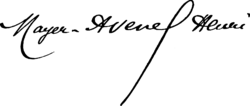 signature de Henri Avenel