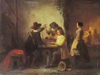 À l'auberge.