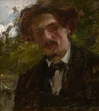 Henri Fantin-Latour, Portrait de l'artiste Alphonse Legros (1856), Minneapolis Institute of Art.