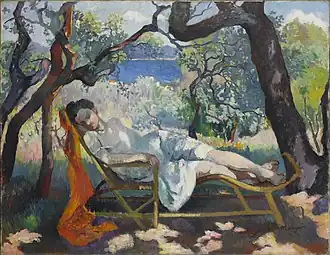 La Sieste, par Henri Manguin.