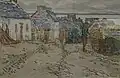 Henri Rivière : Une rue à Tréboul (1909, lithographie sur papier vélin).
