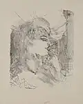 Henri de Toulouse-Lautrec, Jeanne Granier,  vers 1895.