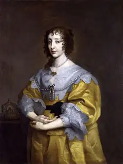 Henriette-Marie, 1632-1635.National Portrait Gallery.