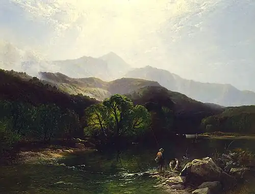 Un Ruisseau à truites, au nord du Pays de Galles.