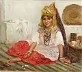 Henry d'Estienne ː Jeune orientale (vers 1900).