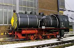 Locomotive de maneuvre Henschel à accumulateur de vapeur