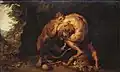 Le combat d'Hercule avec le lion de Némée, Pierre Paul Rubens (début XVIIe&nbsp;siècle