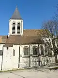 Clocher et collatéral sud.