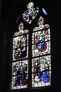 Verrière no&nbsp;11 - Scènes de la vie de la Vierge.