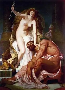 Gustave Boulanger 1864, Hercule et Omphale.