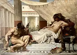 Joseph Dantant, 1874, Hercule aux pieds d'Omphale.