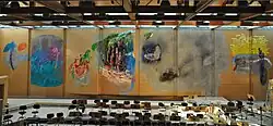 Peinture de Hermann Kremsmayer dans la Orchesterhaus.