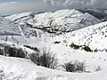 Neige sur le mont Hermon.