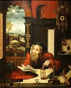 Herri met de Bles, Saint Jérôme méditant (XIVe siècle).