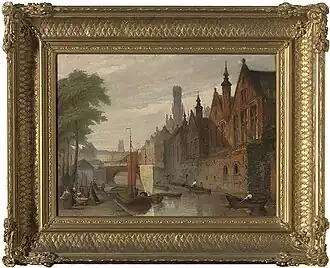 Le Franc de Bruges depuis la Steenouwersdijk.