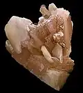 Heulandite - Carrière de Lonavala, Inde - (7,5&nbsp;×&nbsp;5,5&nbsp;cm)