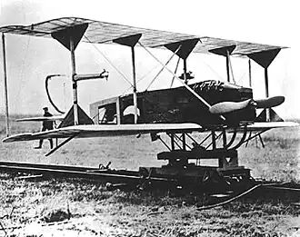 Vue de l'avion.