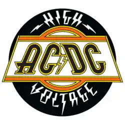 Description de l'image High Voltage (album australien).png.