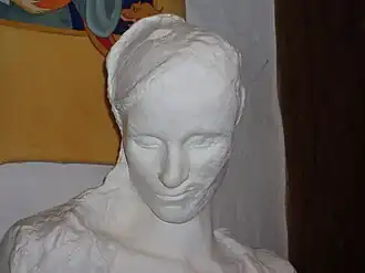 Masque mortuaire de la princesse Hildegarde de Séléstat (masque du XIXe&nbsp;siècle).