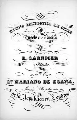 Image illustrative de l’article Hymne national du Chili