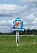 Poteau d'arrivée