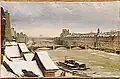 Vue de la grande galerie du Louvre, musée du Louvre, Paris.