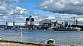 Pont d'Hisingen, gratte-ciel Götheborgs-Utkiken et skyline