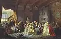 Le tsar Pierre Ier et sa cour