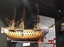 Maquette du HMS&nbsp;Victory.
