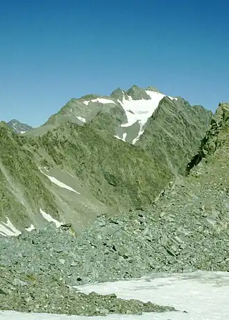 Vue depuis le sud.