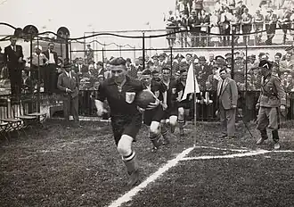 Puck van Heel, capitaine des Pays-Bas lors du Mondial 1934.