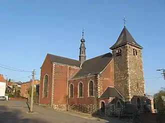 L'église Saint Pierre en 2010, avant démolition