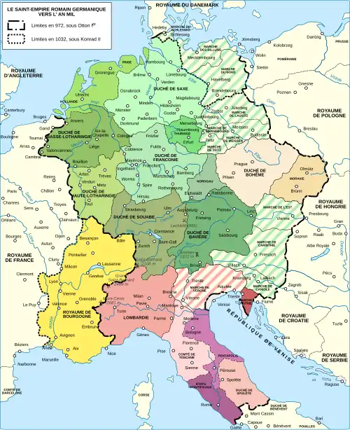 La Provence vers l'an 1000, au sein du royaume d'Arles.