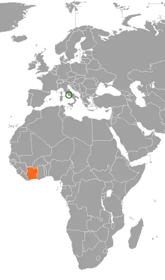Saint-Siège et Côte d'Ivoire