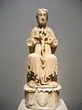 L'Espagne est également spécialisée dans la sculpture en albâtre dans l'Europe médiévale. Cette Trinité est soit anglaise soit espagnole.