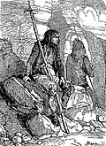 Homme de l'île de Sein vers 1876 (dessin de Penguily).