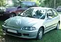 Honda Civic 3 portes. Vue de l'avant.