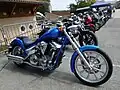 Honda Fury avec angle de direction de 38°.