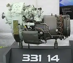 Vue du moteur.