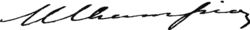 signature de Honoré Champion