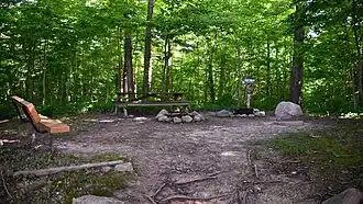 Vue de Hoosier Hill.