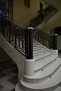 Escalier Art déco du bâtiment administratif.