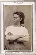 Hortense David, femme Machu, à la prison des Chantiers à Versailles,,