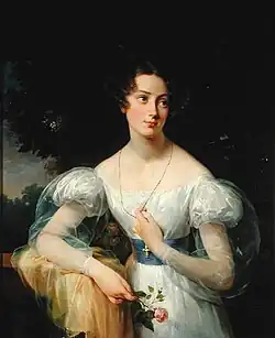 Hortense Ballu, Mme Alphonse Jacob-Desmalter, 1831, (Paris, musée du Louvre).