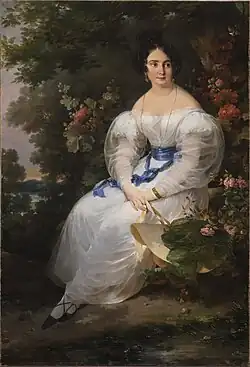 Jeune fille assise à l'ombre d'un arbre, vers 1830, National Museum of Women in the Arts